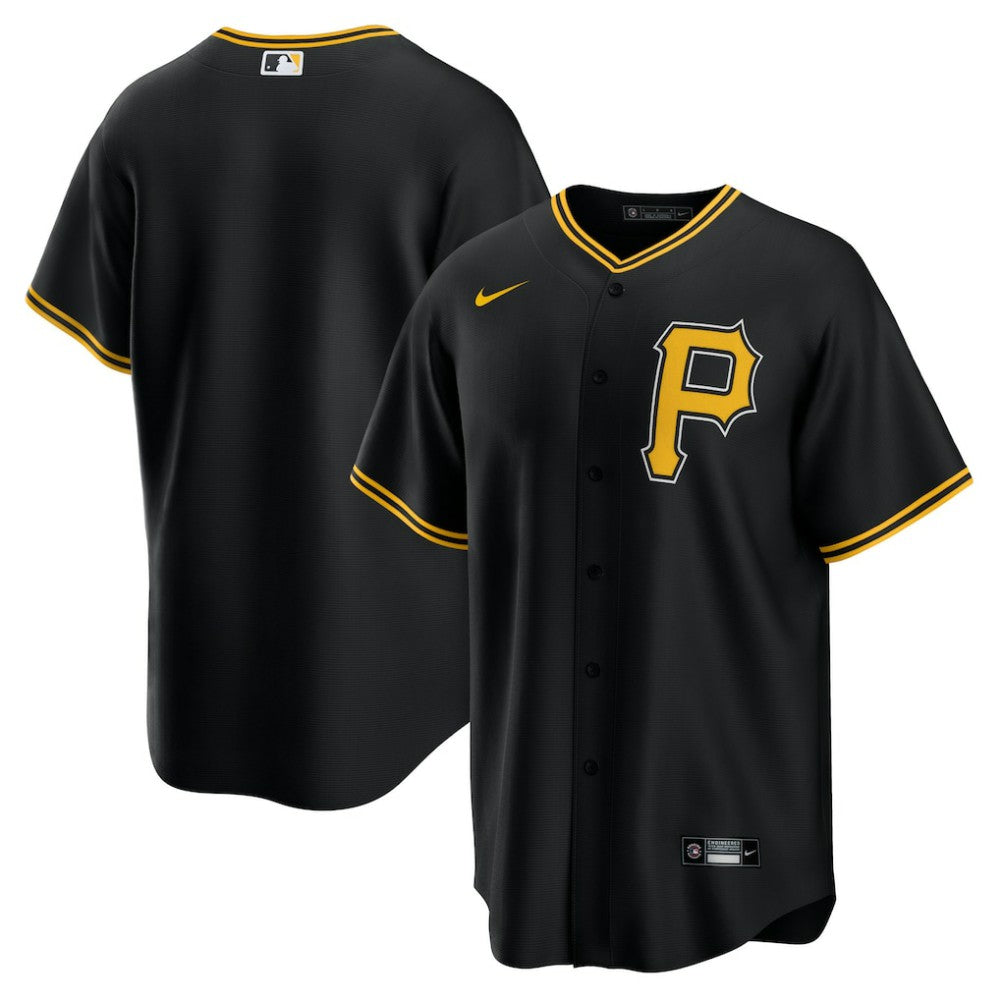Pittsburgh Pirates Alternate Replica Team Jersey Black
