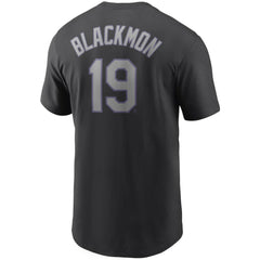 Charlie Blackmon Colorado Rockies Name & Number T-Shirt Black