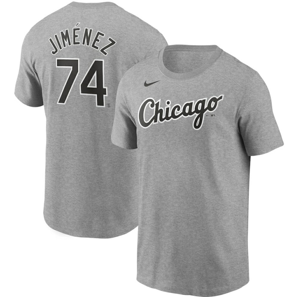 Chicago White Sox Name & Number T-Shirt Heather Gray