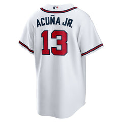 Ronald Acuna Jr. Atlanta Braves Home Replica Player Name Jersey White