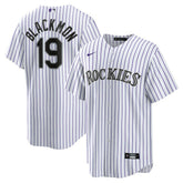 Charlie Blackmon Colorado Rockies Home Replica Player Name Jersey White