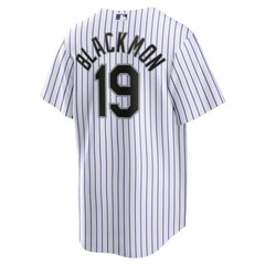 Charlie Blackmon Colorado Rockies Home Replica Player Name Jersey White