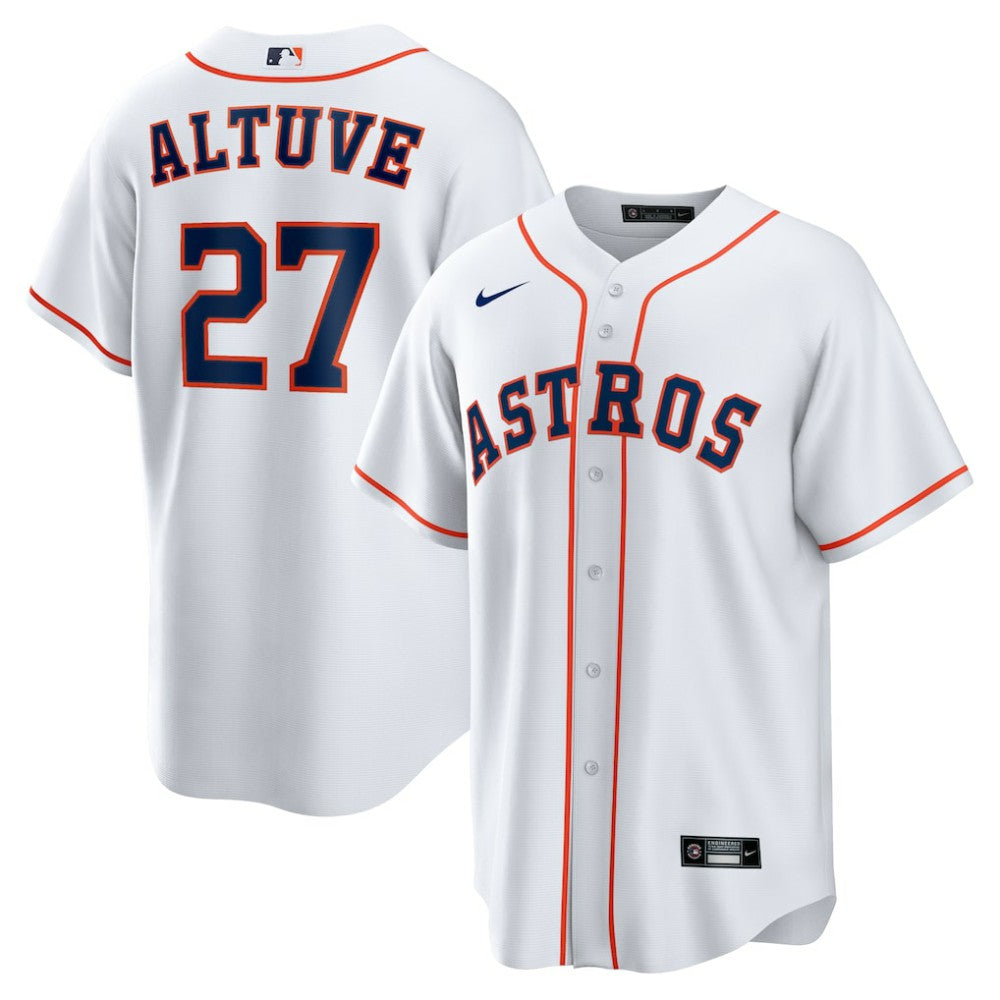 Jose Altuve Houston Astros Home Replica Player Name Jersey White