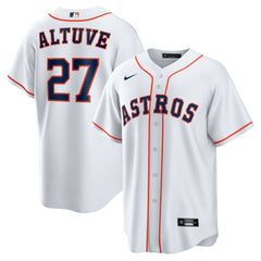 Jose Altuve Houston Astros Home Replica Player Name Jersey White