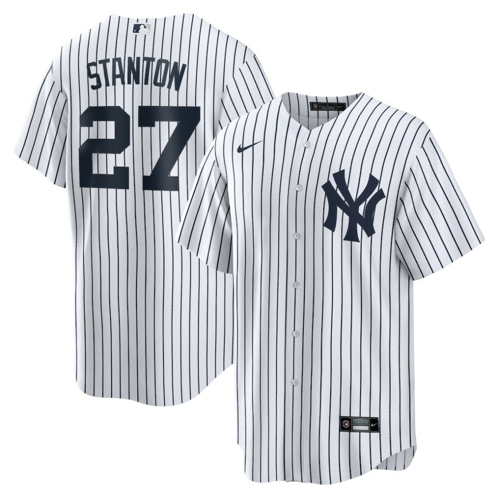 Giancarlo Stanton New York Yankees Home Replica Player Name Jersey White