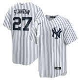 Giancarlo Stanton New York Yankees Home Replica Player Name Jersey White