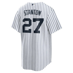 Giancarlo Stanton New York Yankees Home Replica Player Name Jersey White