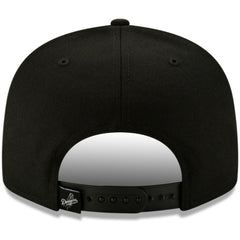 Los Angeles Dodgers Monochrome Logo Elements 9FIFTY Adjustable Snapback Hat Black
