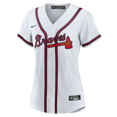 Ronald Acuna Jr. Atlanta Braves Women's Home Replica Player Jersey White