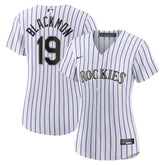 Charlie Blackmon Colorado Rockies Women's Home Replica Player Jersey White