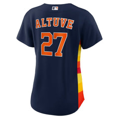 Jose Altuve Houston Astros Women's Alternate Replica Player Jersey Navy