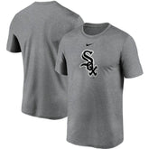Chicago White Sox Team Large Logo Legend Performance T-Shirt Gray