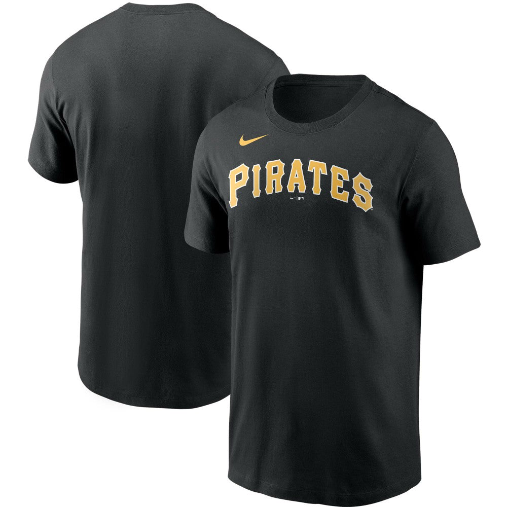 Pittsburgh Pirates Team Wordmark T-Shirt Black