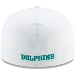 Miami Dolphins New Era Historic Omaha 59FIFTY Fitted Hat - White online