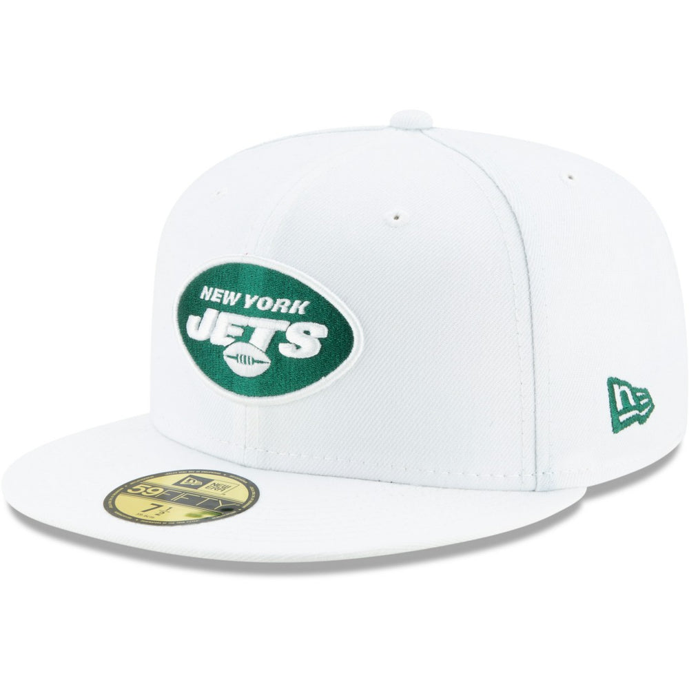 New York Jets New Era Omaha 59FIFTY Fitted Hat - White sale