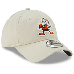 Cleveland Browns New Era Historic Playmaker 9TWENTY Adjustable Hat - Khaki for sale