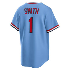 Ozzie Smith St. Louis Cardinals Road Cooperstown Collection Player Jersey Light Blue