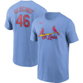 Paul Goldschmidt St. Louis Cardinals Name & Number T-Shirt Light Blue