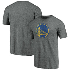 Golden State Warriors Distressed Primary Logo Tri-Blend T-Shirt sale - Gray outlet