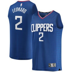 Kawhi Leonard LA Clippers Youth 2019/20 Fast Break Replica Jersey Blue - Icon Edition online