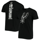 Luka Samanic San Antonio Spurs Playmaker Name & Number Logo T-Shirt - Black outlet