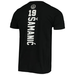Luka Samanic San Antonio Spurs Playmaker Name & Number Logo T-Shirt - Black outlet