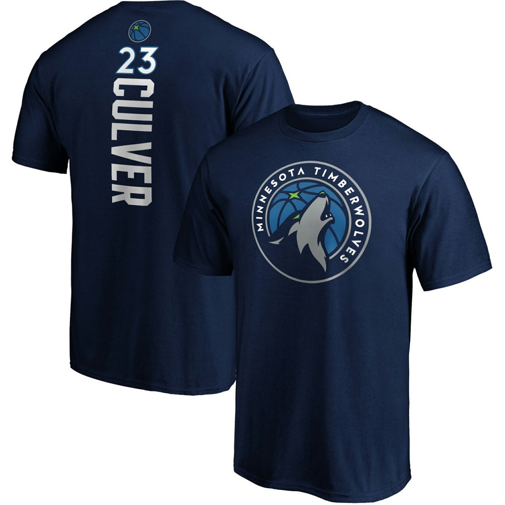 Jarrett Culver Minnesota Timberwolves Playmaker Name & Number Logo T-Shirt - Navy sale