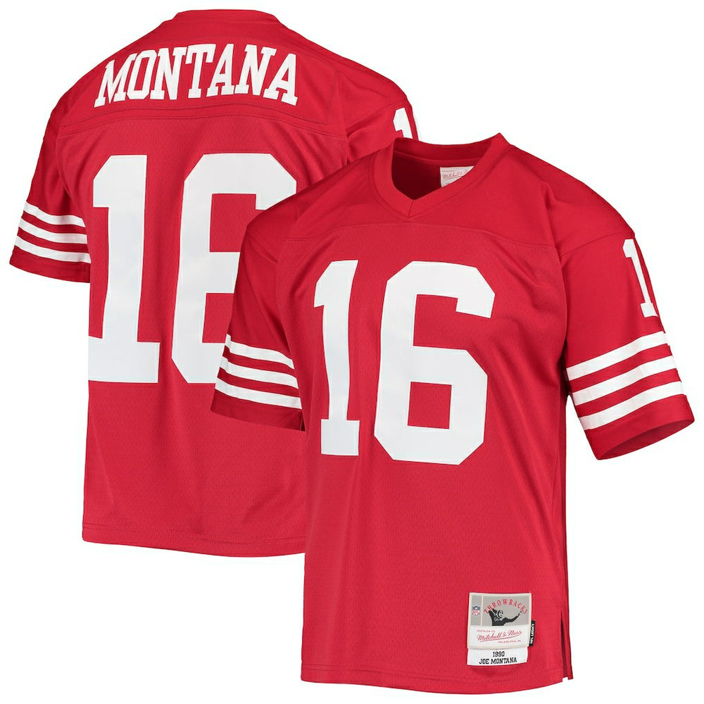Joe Montana San Francisco 49ers Legacy Replica Jersey - Scarlet sale