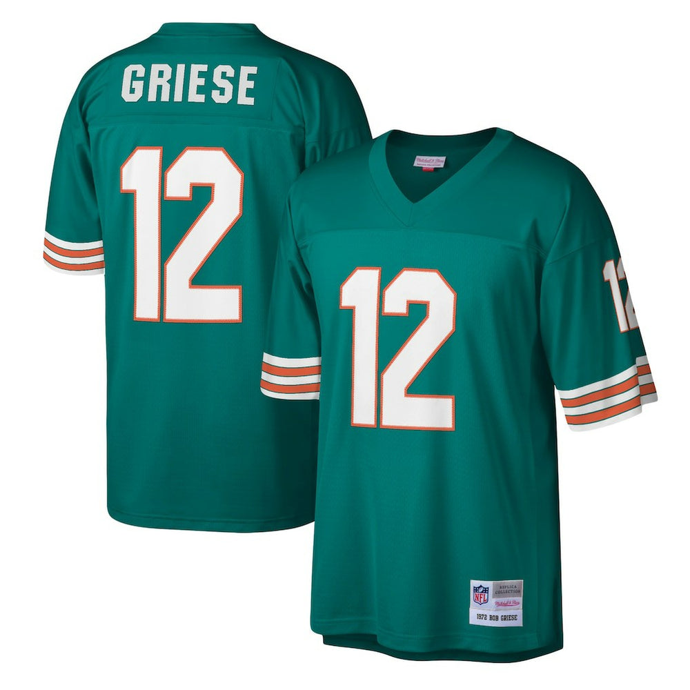 Bob Griese Miami Dolphins Legacy Replica Jersey - Aqua sale