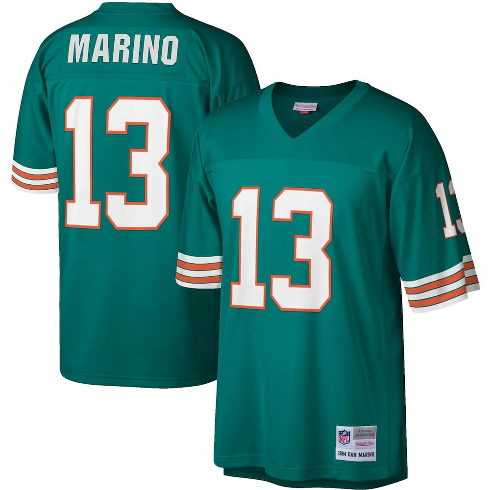 Dan Marino Miami Dolphins Legacy Replica Jersey - Aqua sale