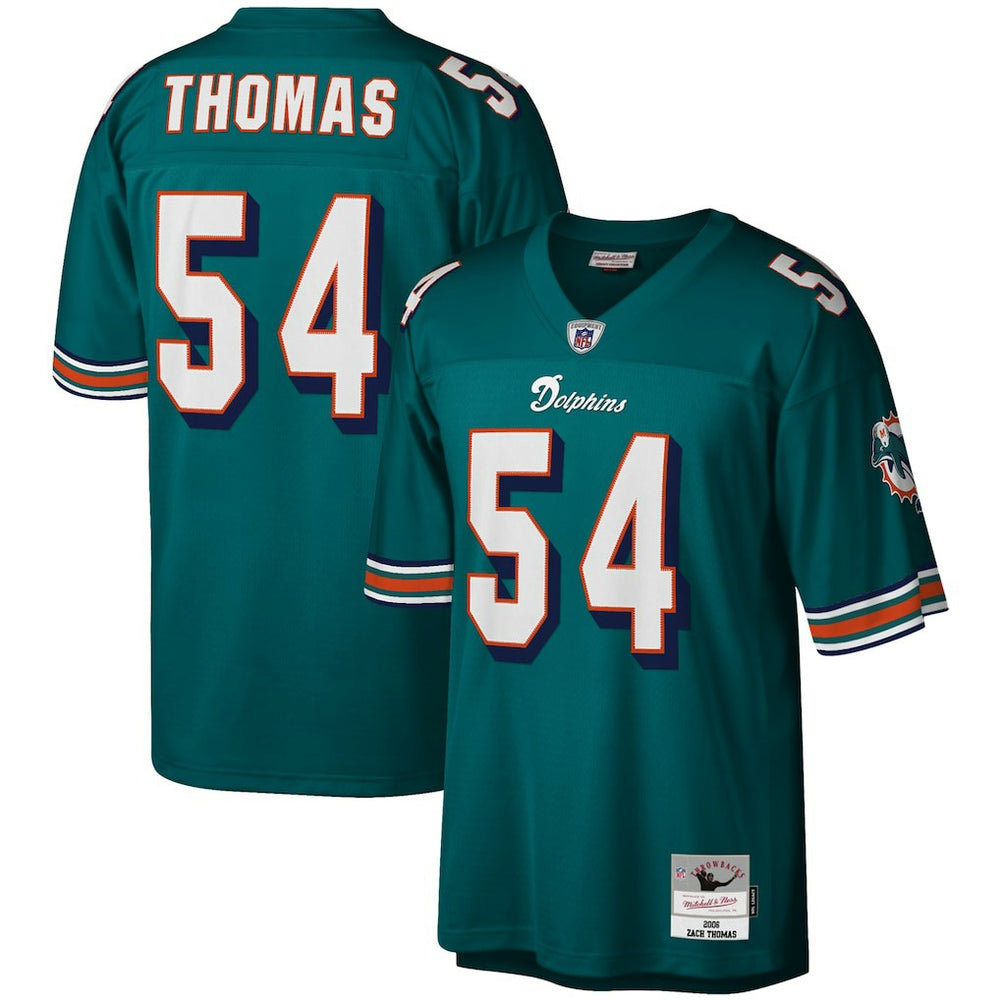 Zach Thomas Miami Dolphins Legacy Replica Jersey - Aqua for sale