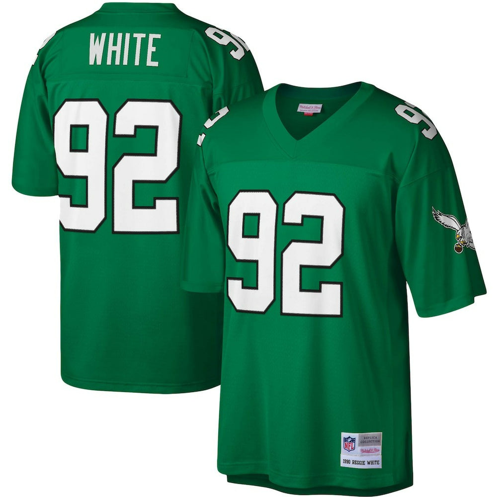 Reggie White Philadelphia Eagles Legacy Replica Jersey - Kelly Green on sale