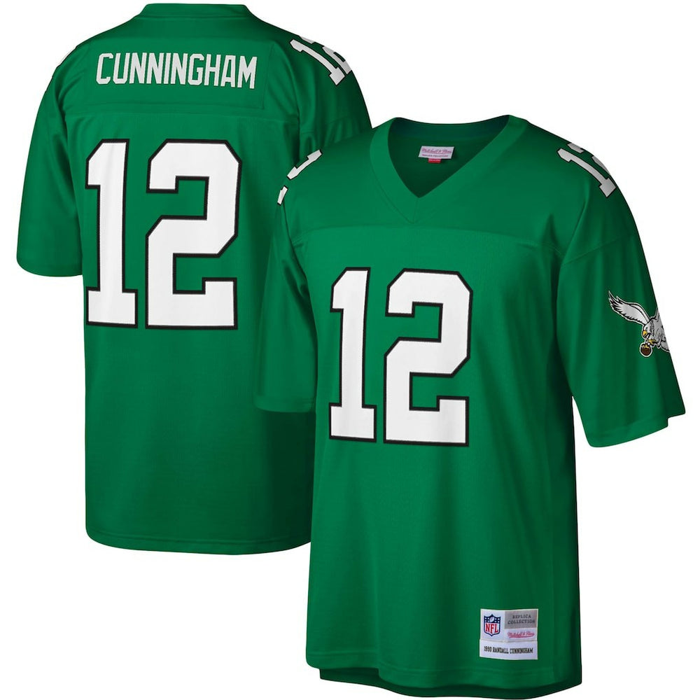 Randall Cunningham Philadelphia Eagles Legacy Replica Jersey - Kelly Green discount