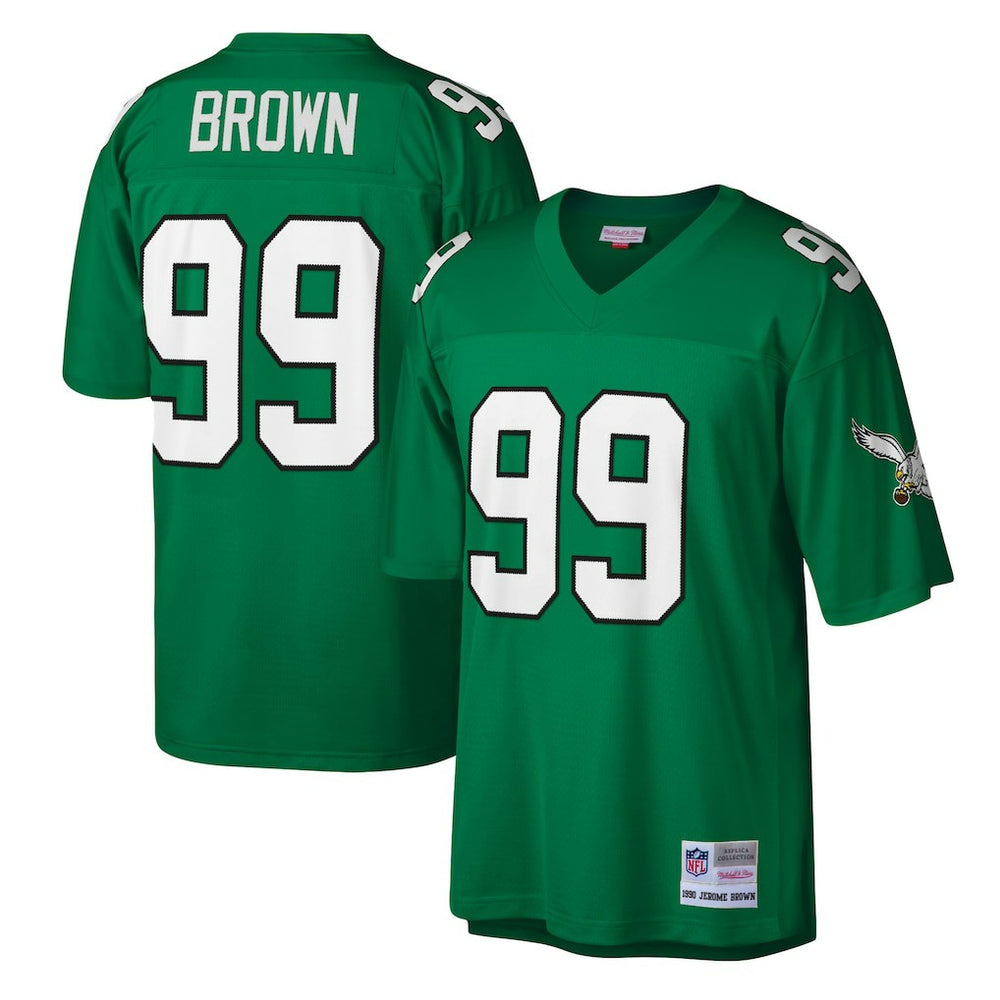 Jerome Brown Philadelphia Eagles Legacy Replica Jersey - Kelly Green discount