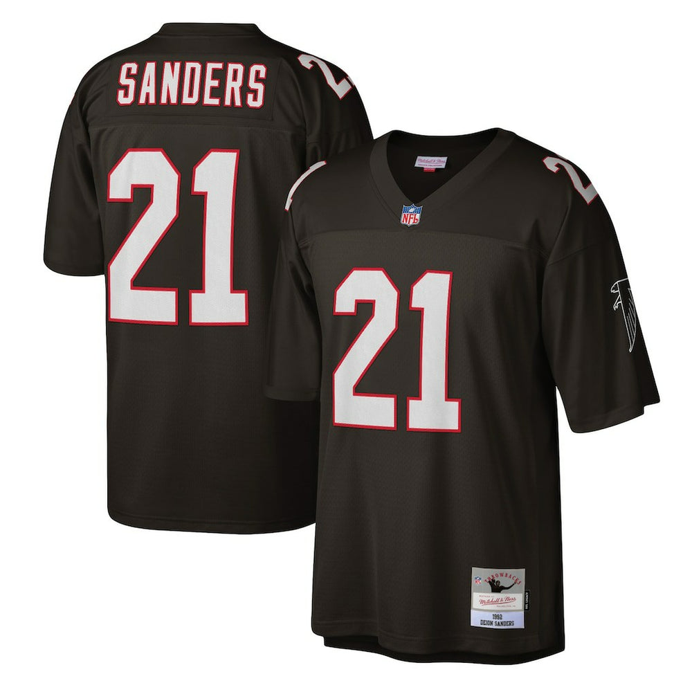 Deion Sanders Atlanta Falcons Legacy Replica Jersey - Black on sale