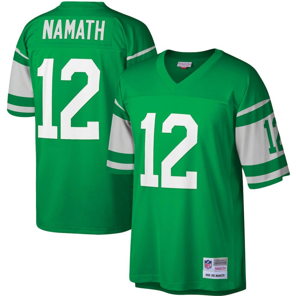 Joe Namath New York Jets Legacy Replica Jersey - Kelly Green sale