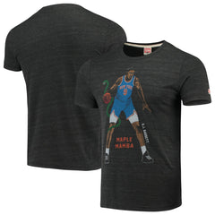 RJ Barrett New York Knicks Player Graphic Tri-Blend T-Shirt - Heathered Charcoal for sale