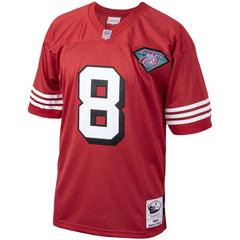 Steve Young San Francisco 49ers 1994 Authentic Throwback Retired Player Jersey - Scarlet on sale