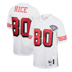 Jerry Rice San Francisco 49ers 1994 Authentic Throwback Retired Player Jersey - White for sale
