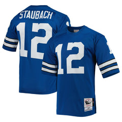 Roger Staubach Dallas Cowboys 1971 Authentic Throwback Retired Player Jersey - Royal outlet