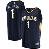 Zion Williamson New Orleans Pelicans Fast Break Replica Jersey Navy - Icon Edition online