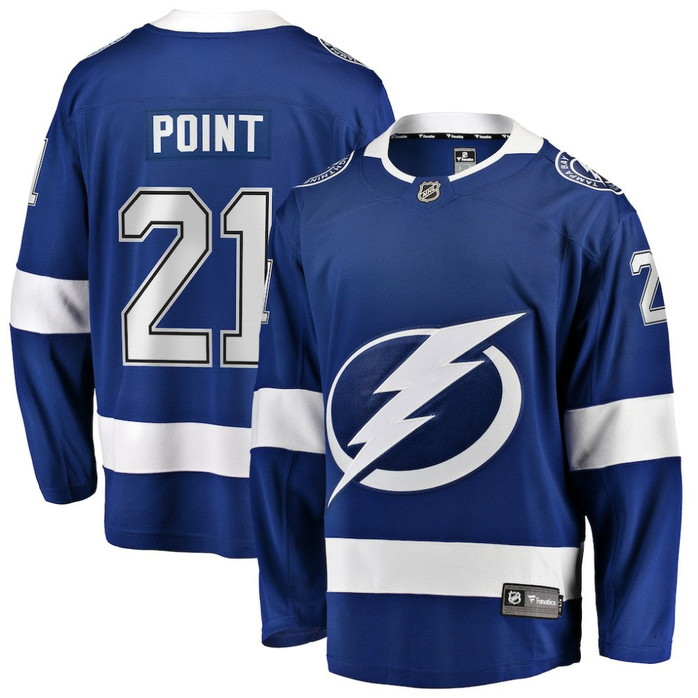 Brayden Point Tampa Bay Lightning Fanatics Breakaway Jersey - Blue Jerseys