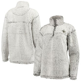 New Orleans Saints G-III 4Her by Carl Banks Women's Sherpa Quarter-Zip Pullover Jacket - Gray discount