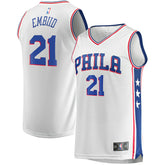 Joel Embiid Philadelphia 76ers Replica Jersey - Association Edition - White on sale