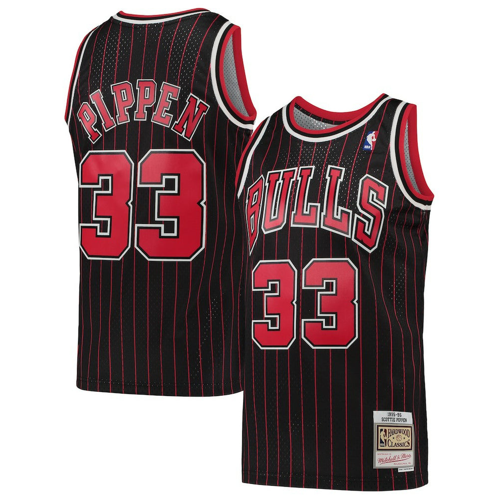 Scottie Pippen Chicago Bulls Hardwood Classics Swingman Jersey sale - Black on sale