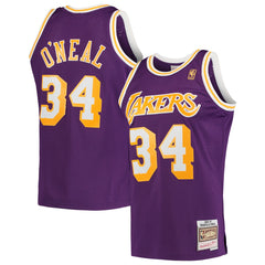 Shaquille O'Neal Los Angeles Lakers Hardwood Classics Swingman Jersey - Purple outlet