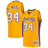 Shaquille O'Neal Los Angeles Lakers Hardwood Classics Swingman Jersey - Gold sale