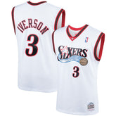 Allen Iverson Philadelphia 76ers Hardwood Classics Swingman Jersey - White for sale