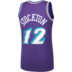 John Stockton Utah Jazz Hardwood Classics Swingman Jersey - Purple outlet