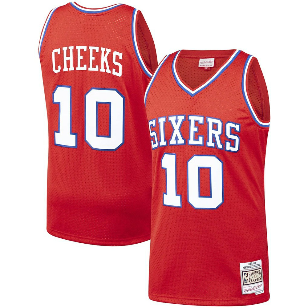 Maurice Cheeks Philadelphia 76ers Hardwood Classics Swingman Jersey - Red outlet